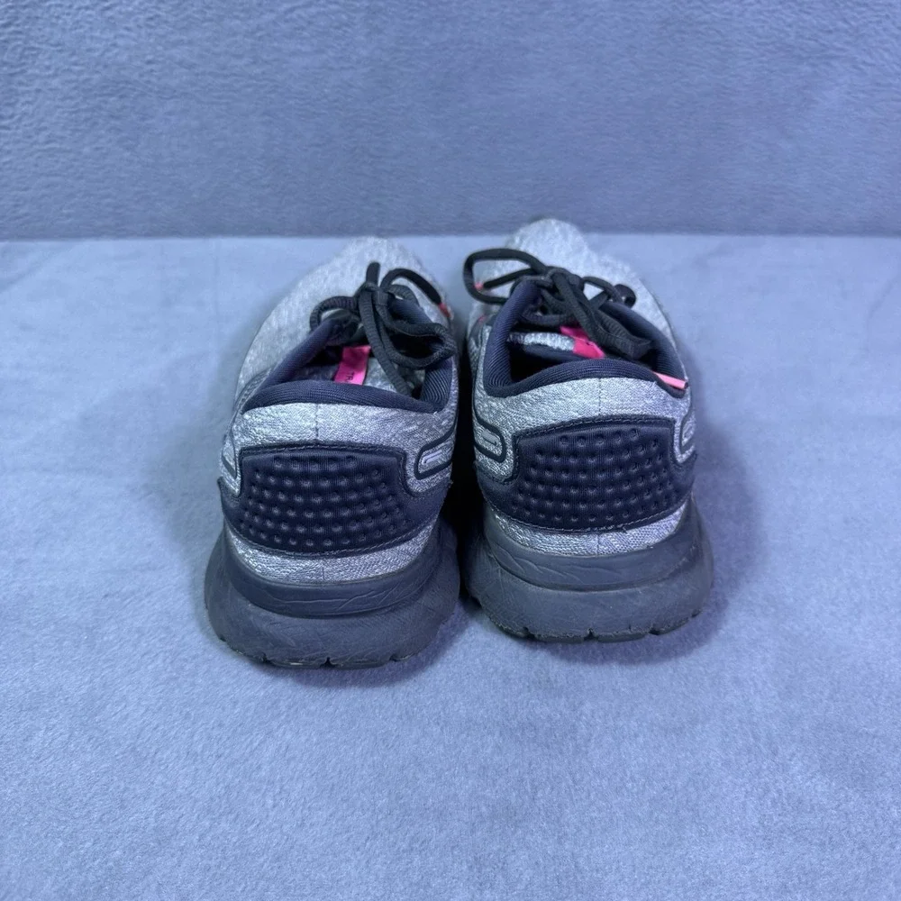 Brooks Trace 2 Shoes Womens 9.5 B Gray Black Pink Running Sneakers 120375
